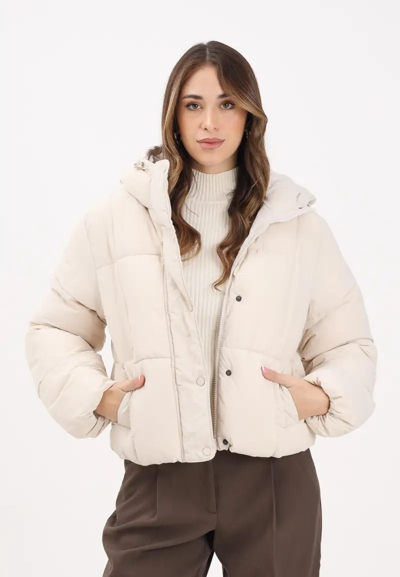 Piumino panna da donna miniatura 2