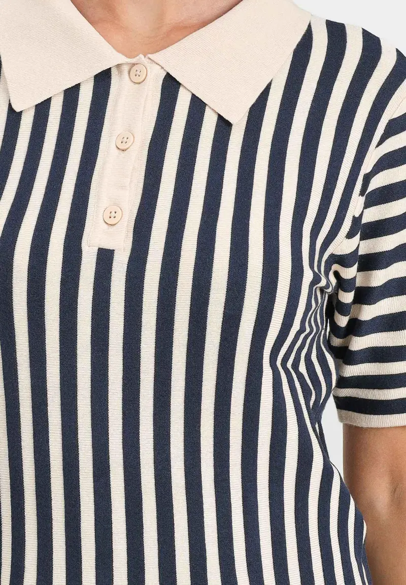 JDY Polo Donna Beige 1883562 miniatura 2