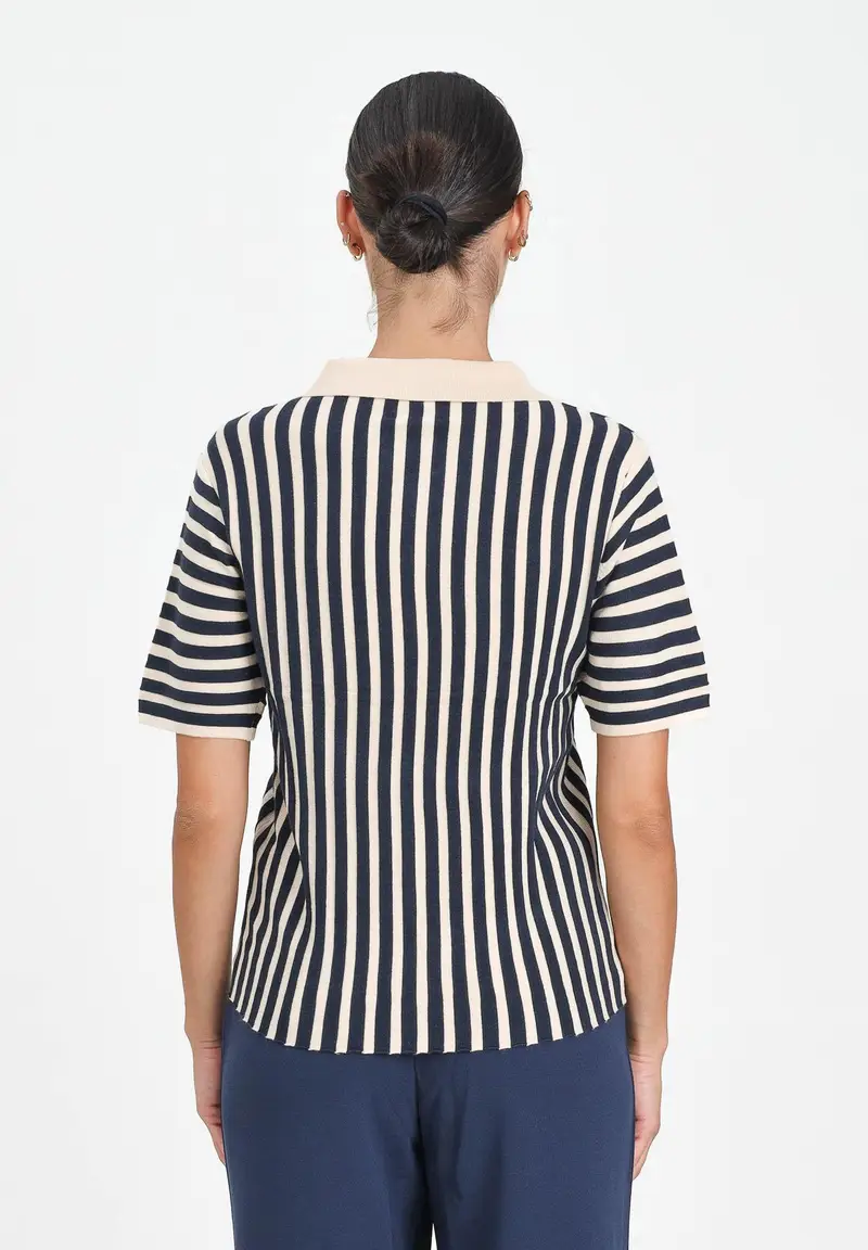 JDY Polo Donna Beige 1883562 miniatura 3