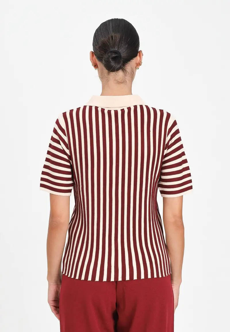 JDY Polo Donna Beige 1883484 miniatura 3