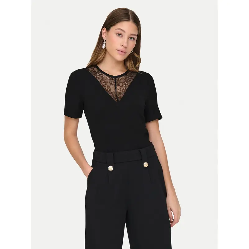 JDY T-shirt Nero 3979390