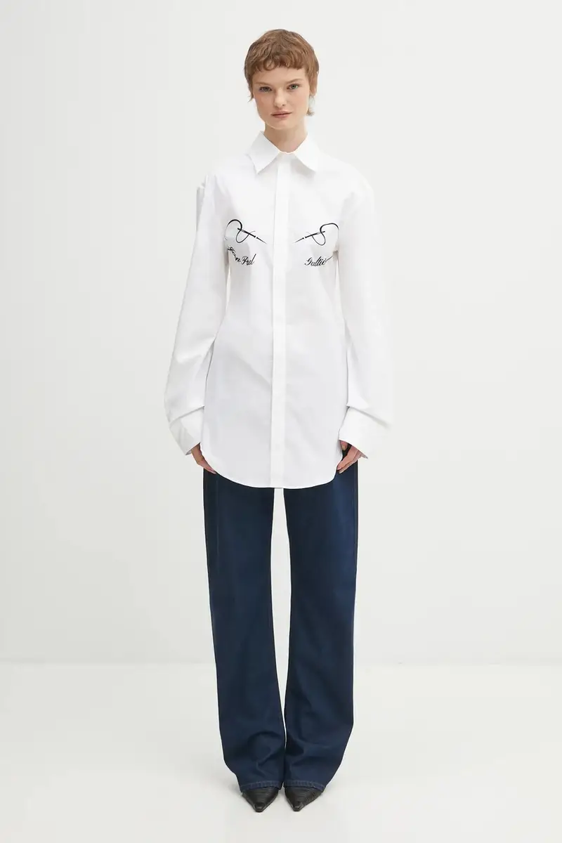 camicia Needles Bianco miniatura 5