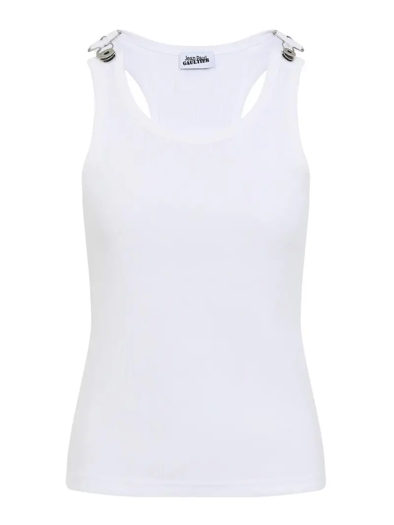 Canotta in cotone Bianco