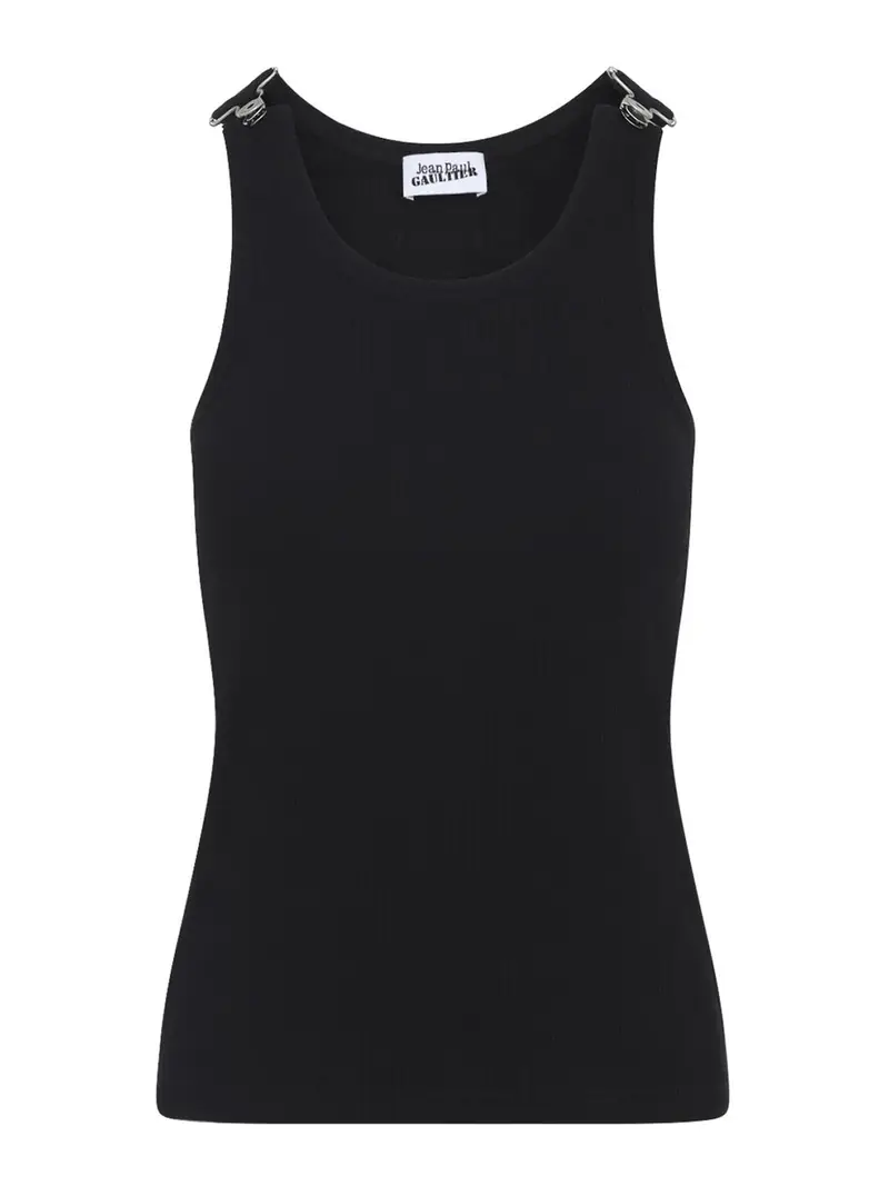 Canotta in cotone Nero