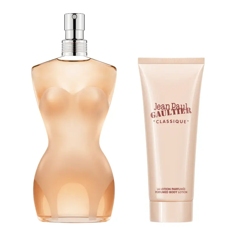 Cofanetto Jean Paul Gaultier Eau de Toilette da donna Classique 50 ml + Lozione corpo idratante Classique 75 ml
