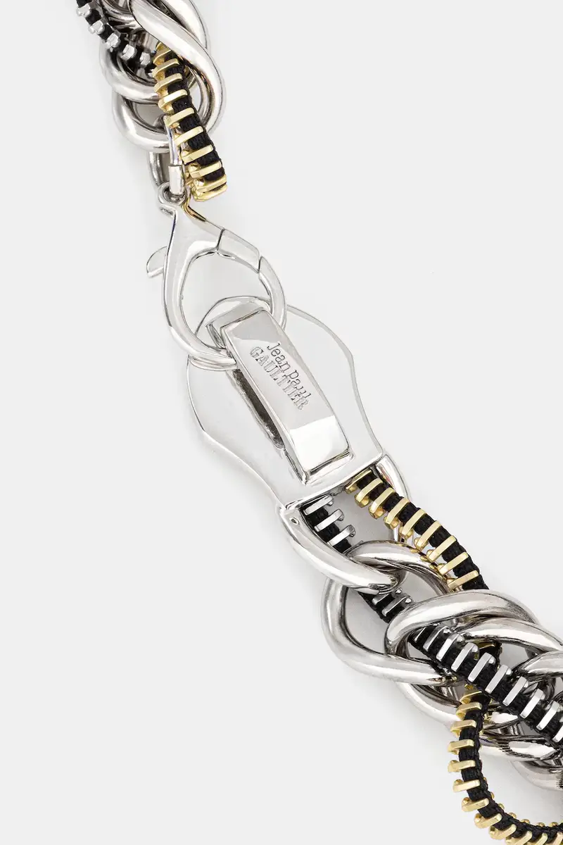 Jean Paul Gaultier Collana Zippers Oro miniatura 2