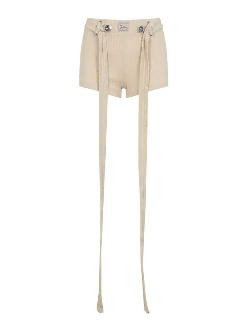 Pantaloncini a costine Color Carne E Neutri