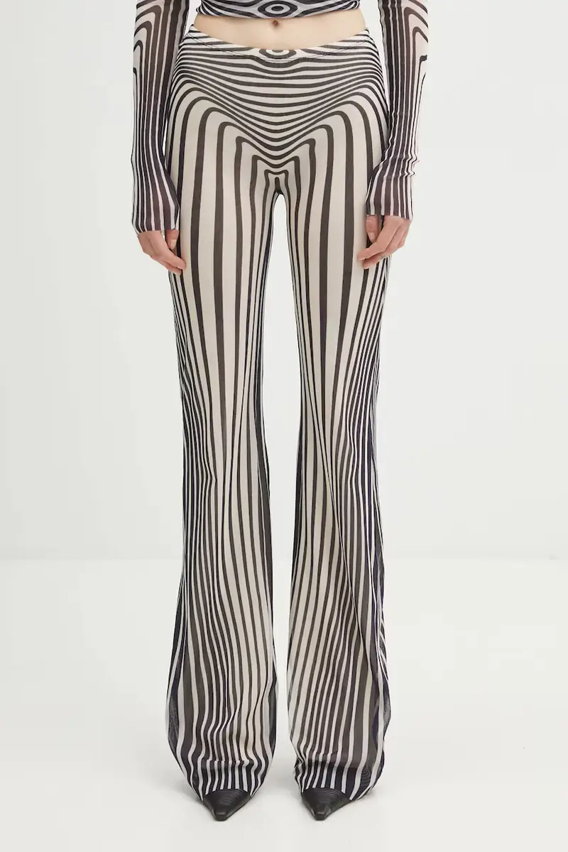 pantaloni Morphing Stripes Beige