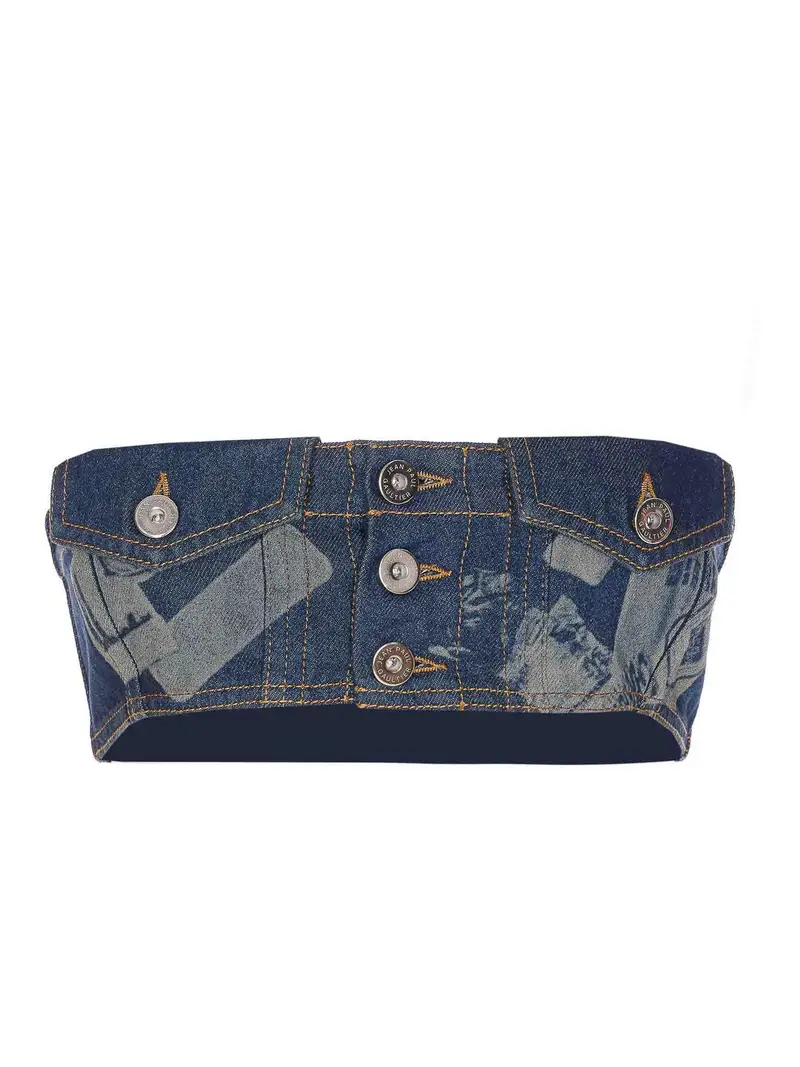 Reggiseno in denim Blu