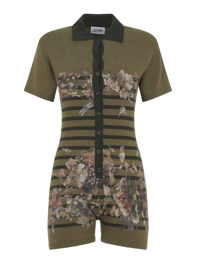 Tuta a righe marinare Multicolore