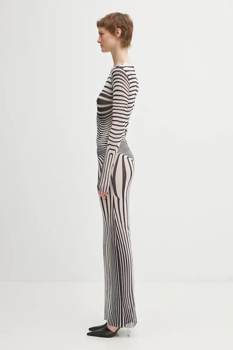 vestito Morphing Stripes Blu navy miniatura 2