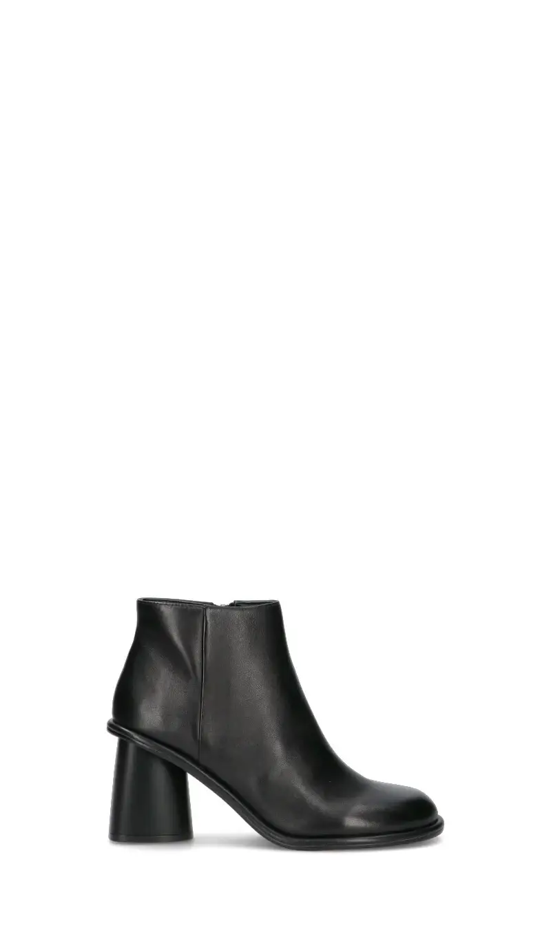 Tronchetto donna nero in pelle Vario