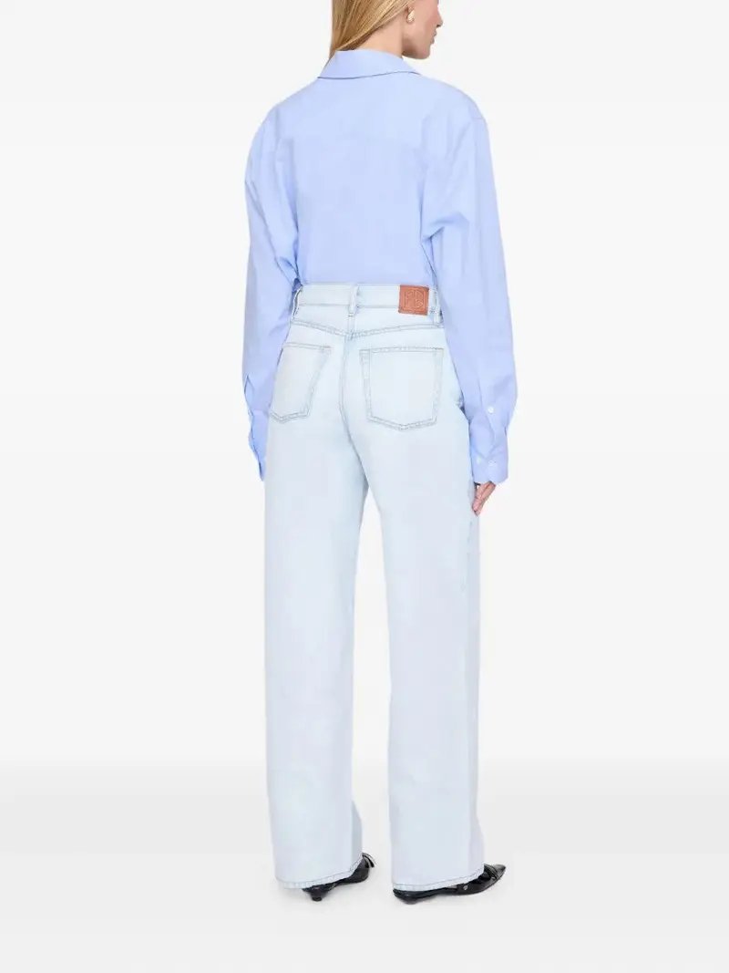 Anine Bing Jeans Blu 1047311 miniatura 3