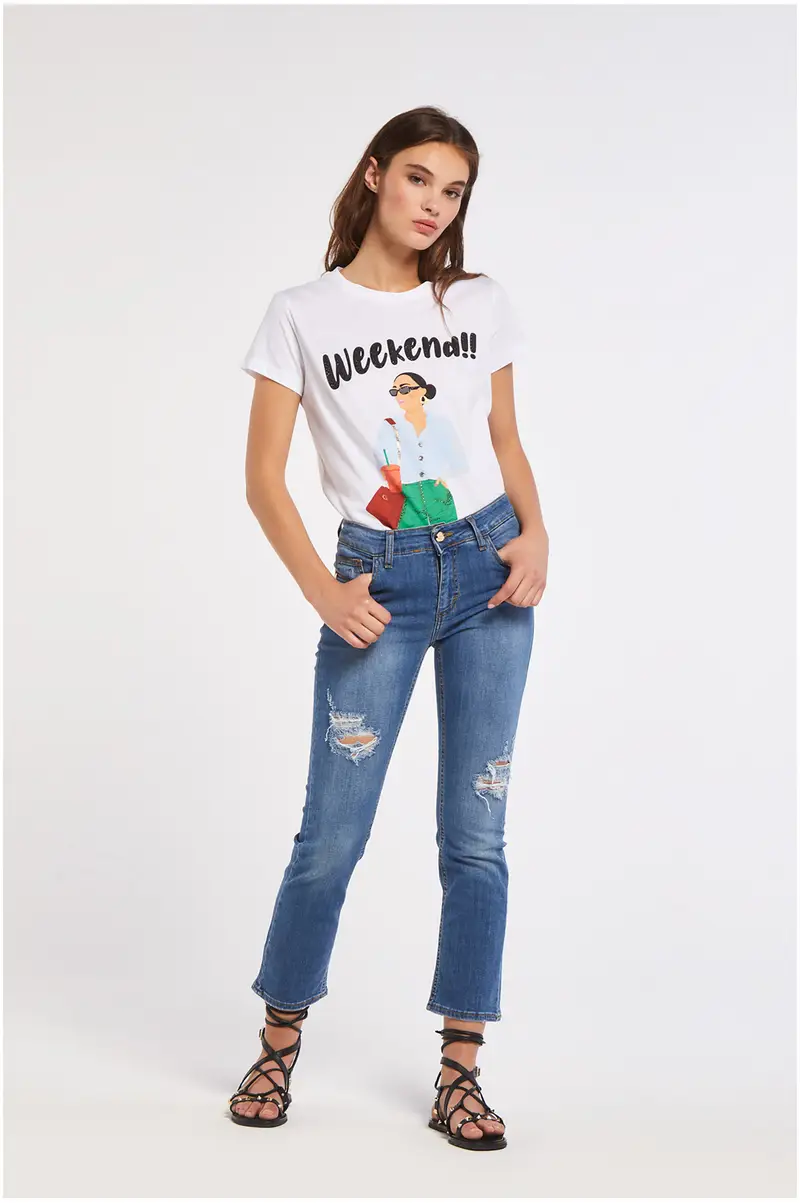 Cafè Noir Jeans Blu 1411981