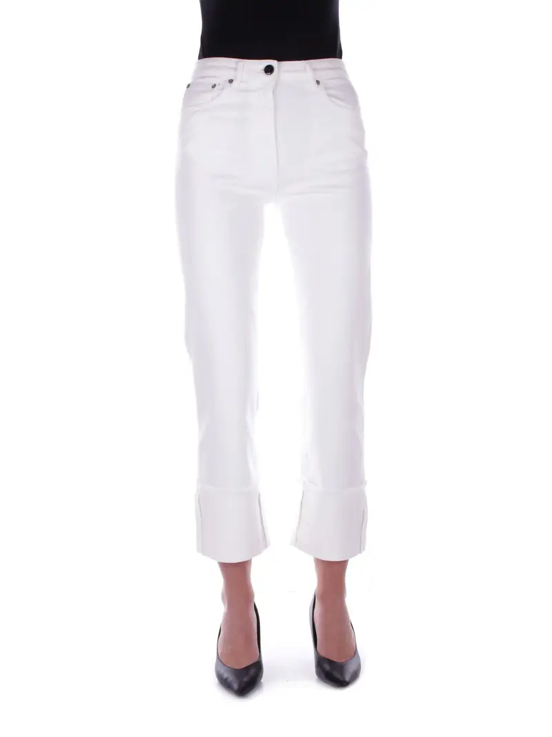 SEMICOUTURE Jeans Donna Bianco 2083054