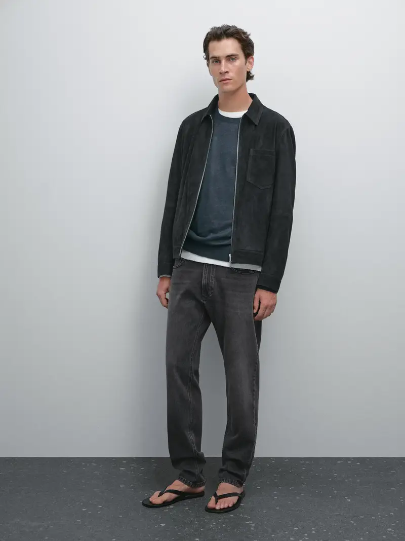 Massimo Dutti Jeans Grigio 2011039