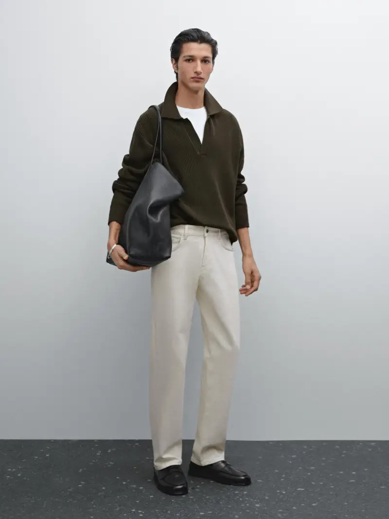 Massimo Dutti Jeans Beige 2010972