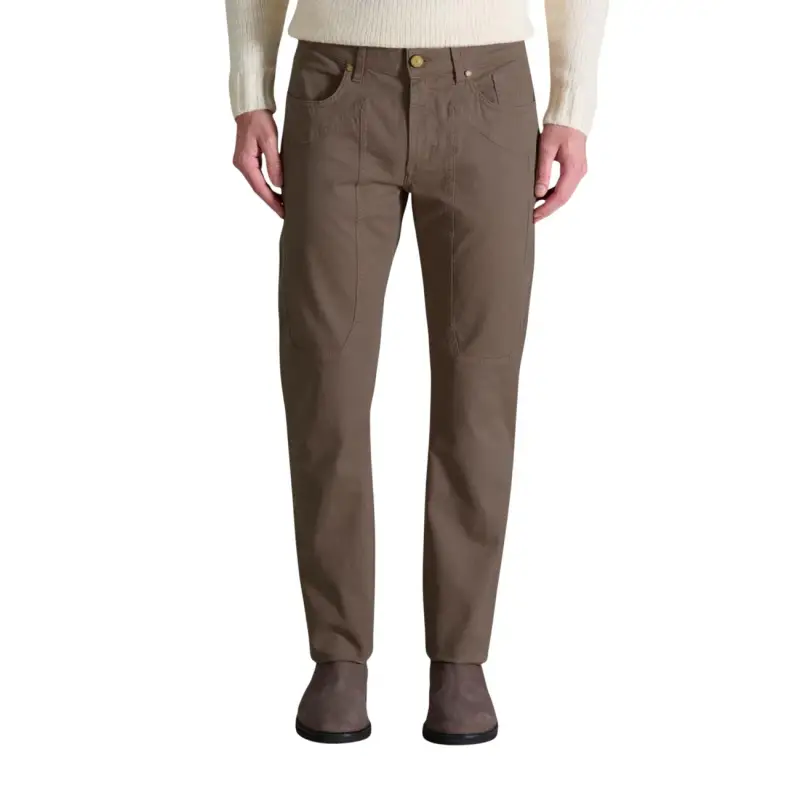 Pantaloni Uomo Invernale Neri Jeckerson - brown / W42