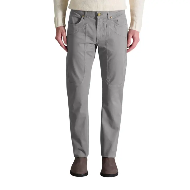 Pantaloni Uomo Invernale Neri Jeckerson - grey / W38