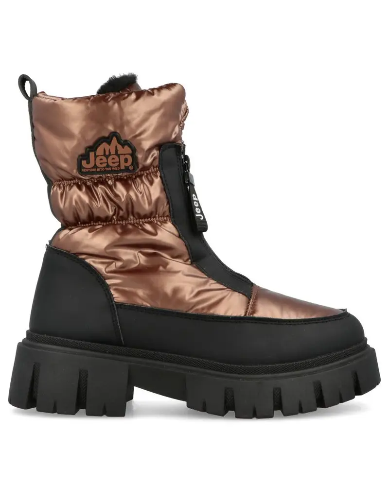 anfibi blaster zip in tessuto e gomma bronze jl42692a BRONZO