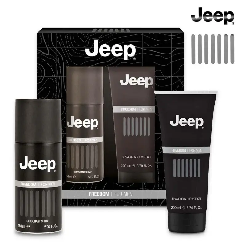 Set regalo Jeep Freedom (deo 150ml + bagnodoccia 200ml)