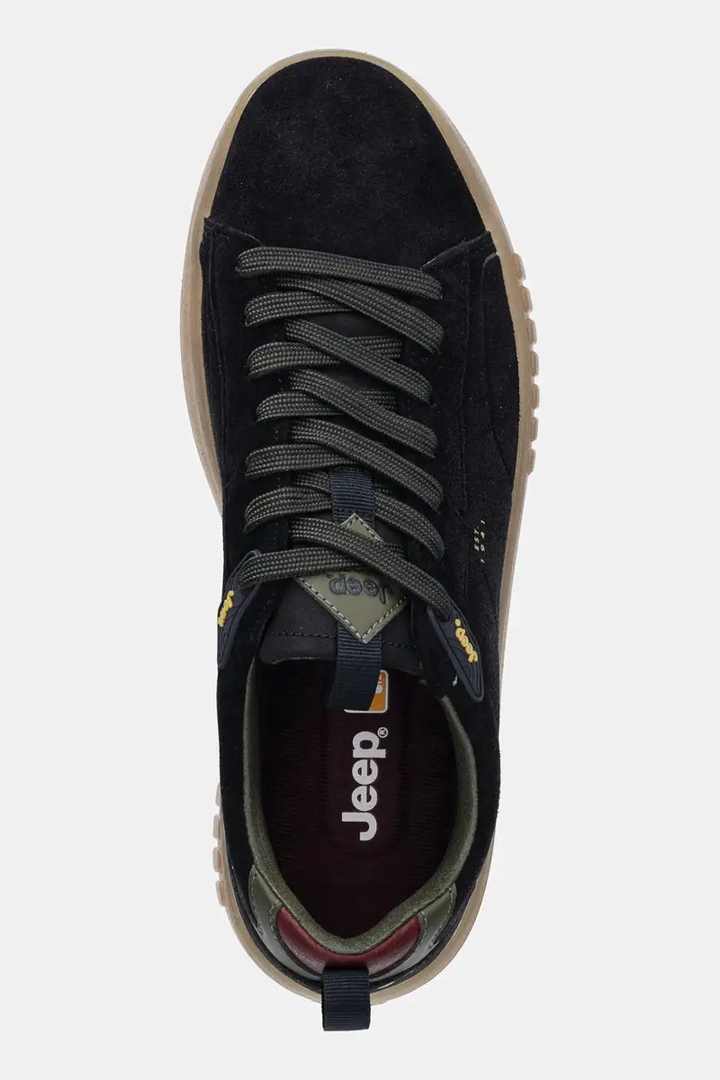 sneakers in camoscio ROCKS SUEDE uomo colore blu navy JM52090A miniatura 4