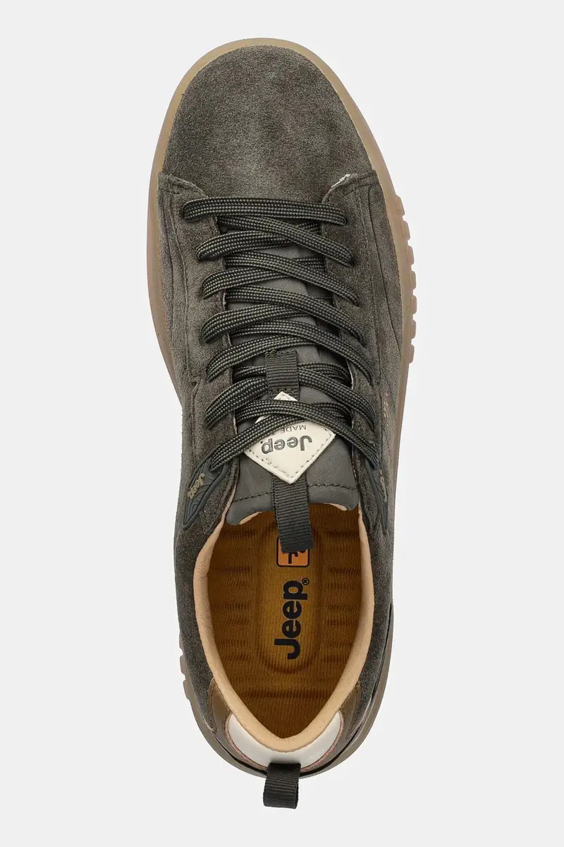 sneakers in camoscio ROCKS SUEDE uomo colore verde JM52090A miniatura 4