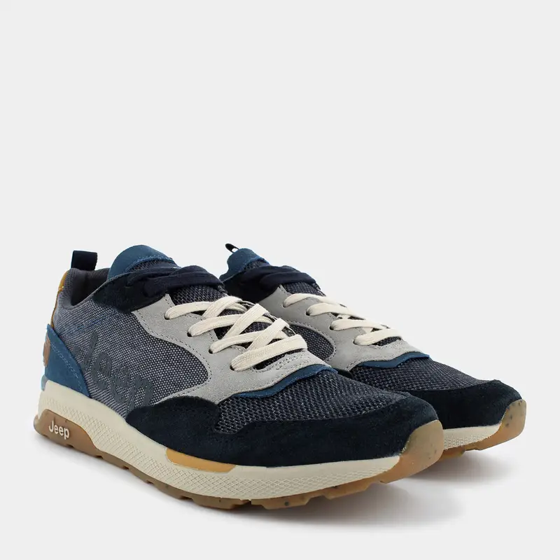 Sneakers Jeep da Uomo, blu miniatura 2