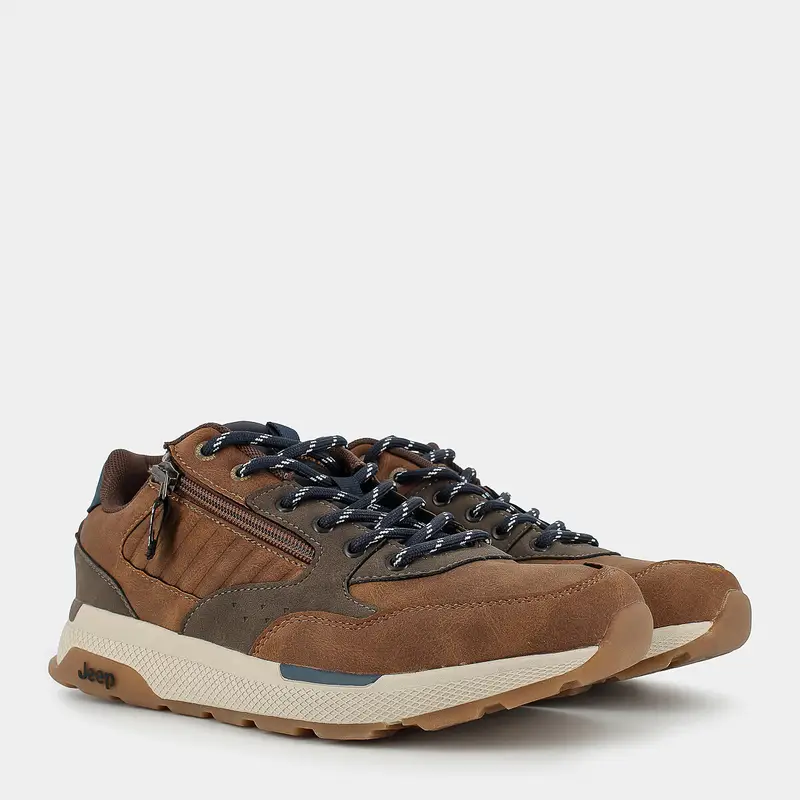 Sneakers Jeep da Uomo, marrone miniatura 2