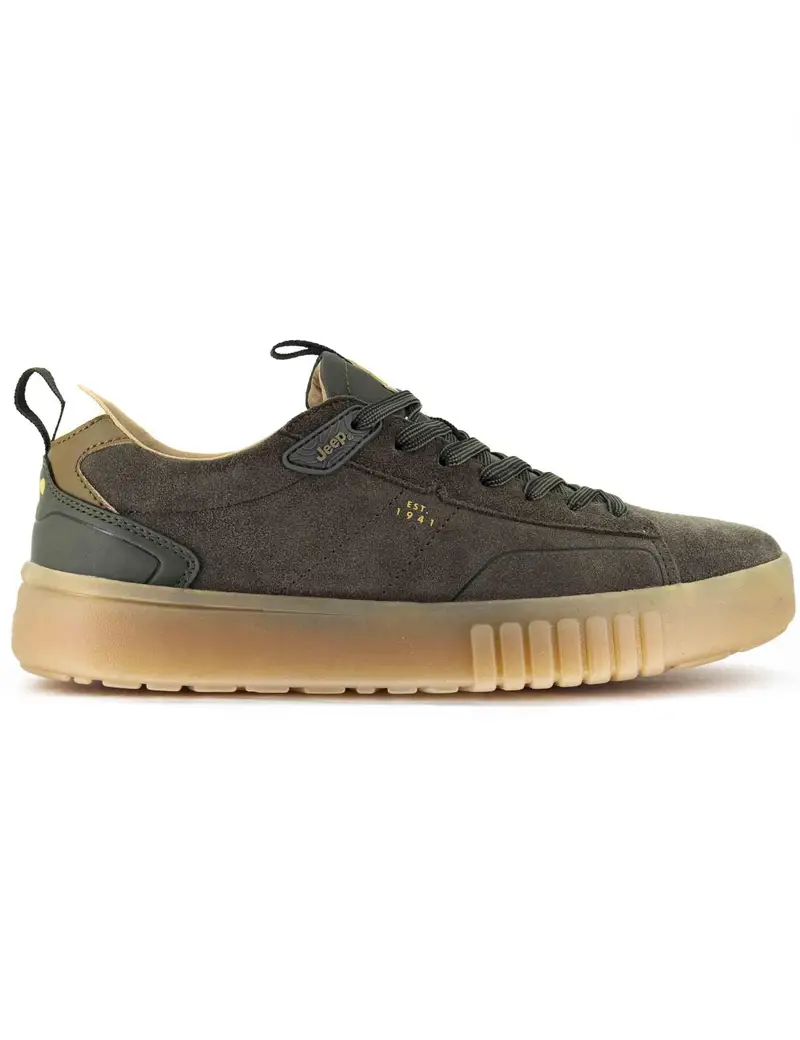 Sneakers Rocks Suede in camoscio verde Uomo JM52090A 282
