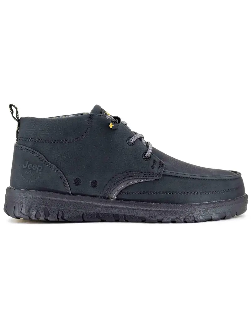 Stivaletti Samoa Mid in pelle nera Uomo JM52110A 062