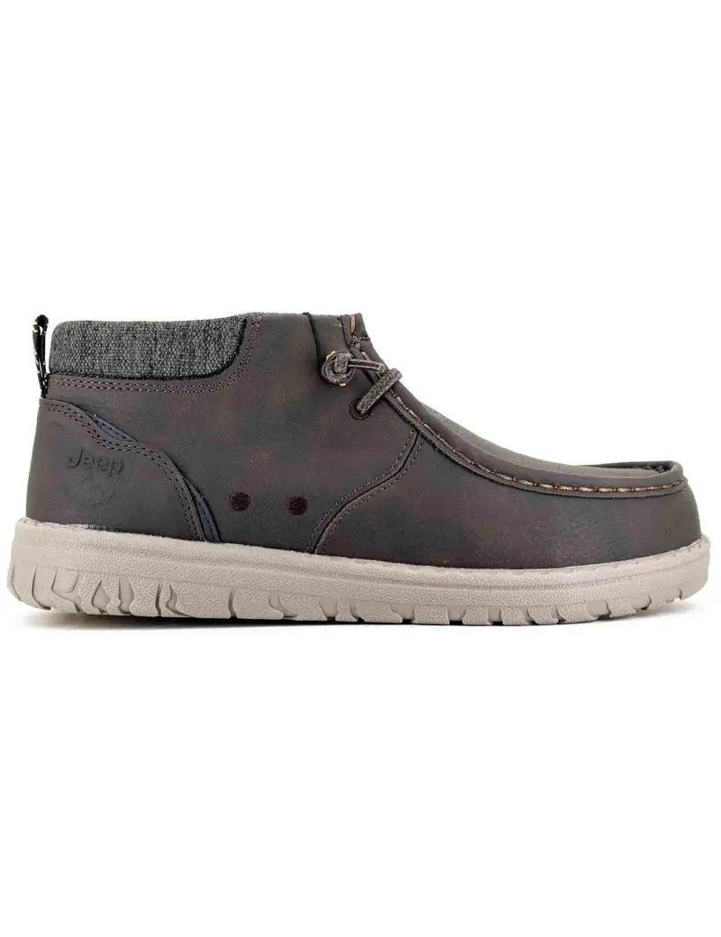 Stivaletti Samoa Wallebee Mid in nabuk testa di moro Uomo JM52112A 030