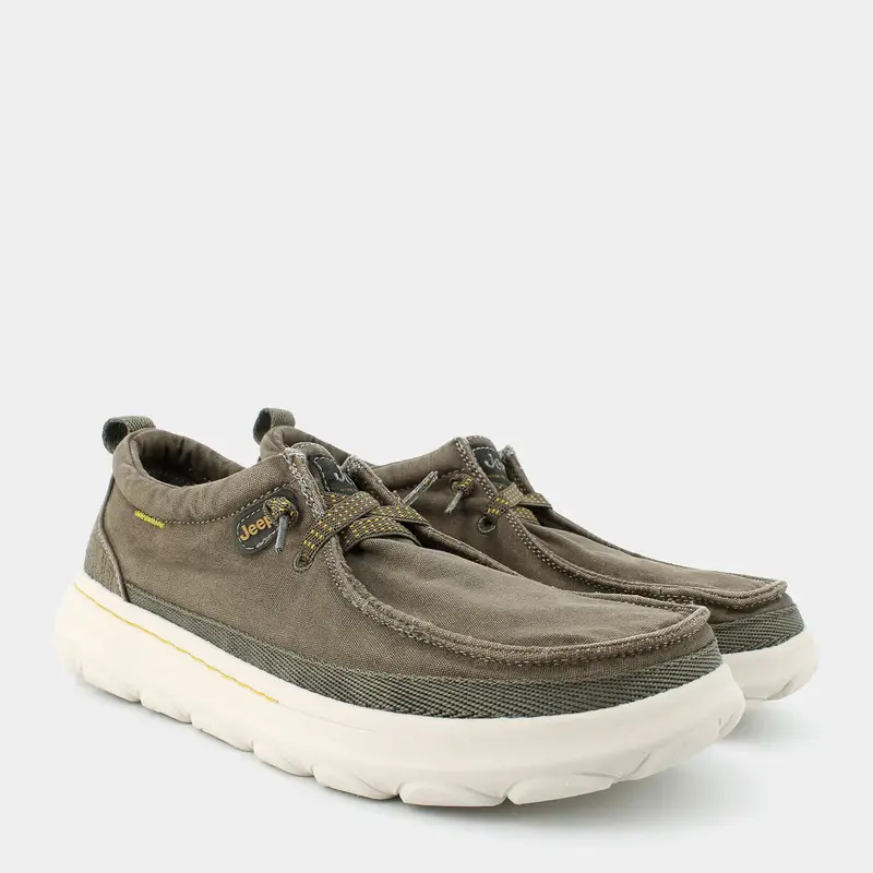 Stringate Jeep da Uomo, verde miniatura 2