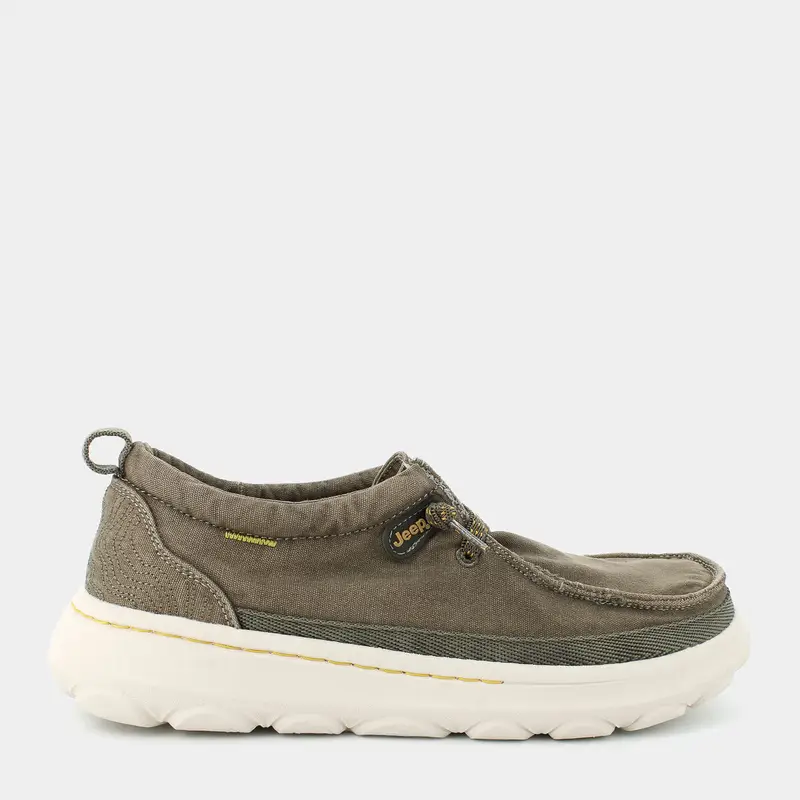 Stringate Jeep da Uomo, verde