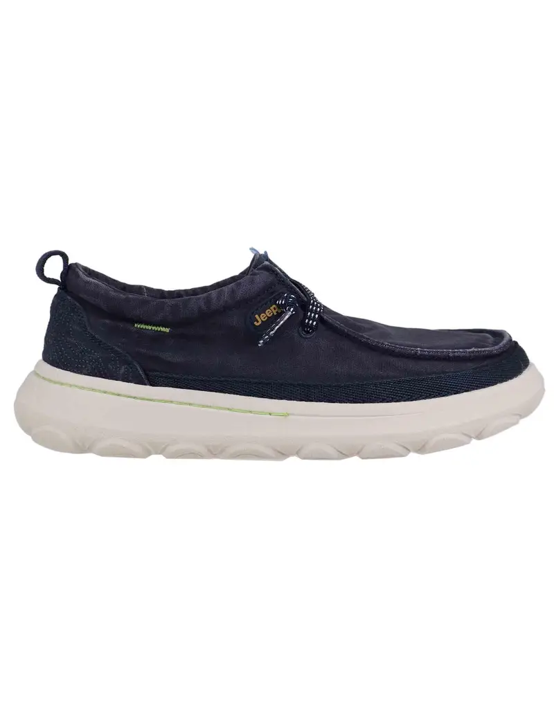 Jeep Stringate uomo Kauai wallabee in tessuto blu Uomo JM51041A 016