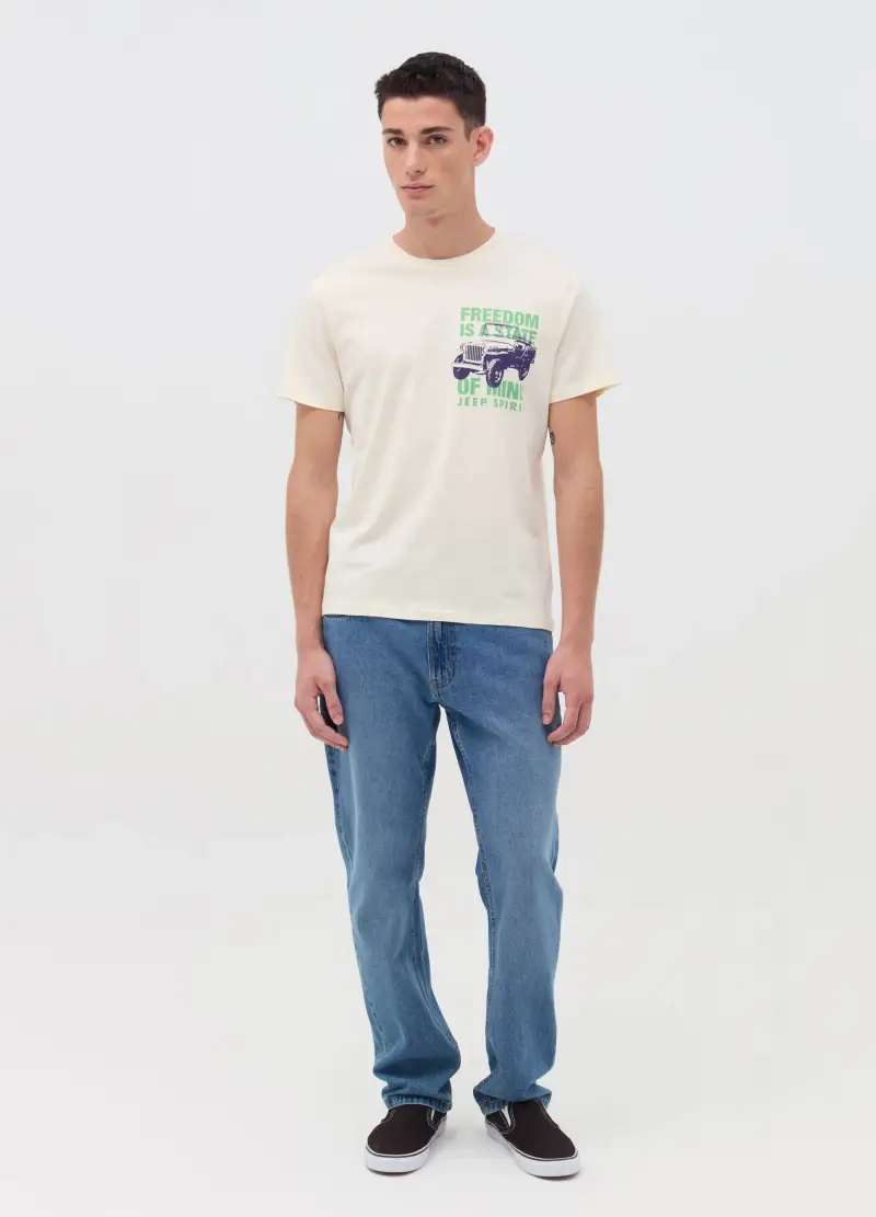 Jeep T-shirt Uomo Bianco 3922727