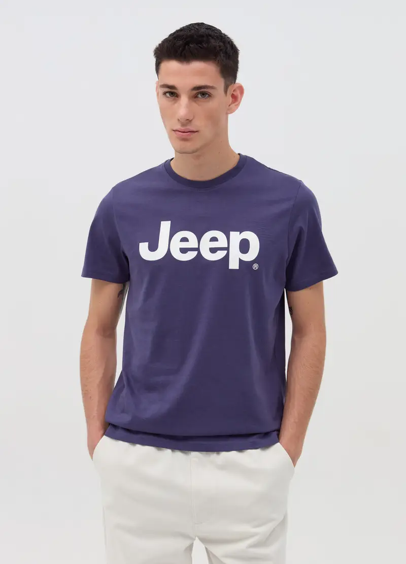 Jeep T-shirt Uomo Blu 4103139 miniatura 2