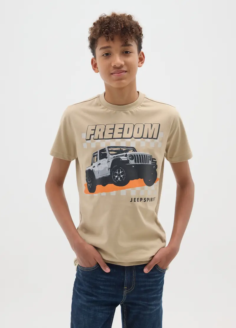 Jeep T-shirt Bambino Beige 4153092