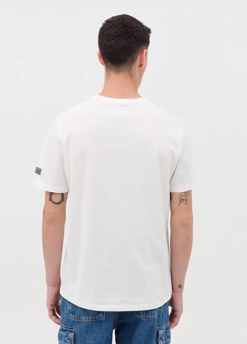 Jeep T-shirt Uomo Bianco 4349989 miniatura 3