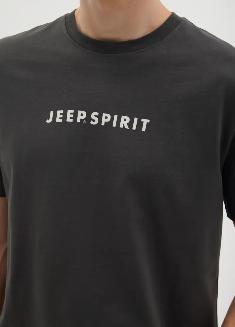 Jeep T-shirt Uomo Nero 4103317 miniatura 3