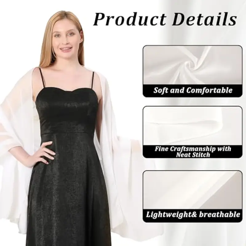 Jeffdad Abiti da sera Donna Bianco 2332303 miniatura 3