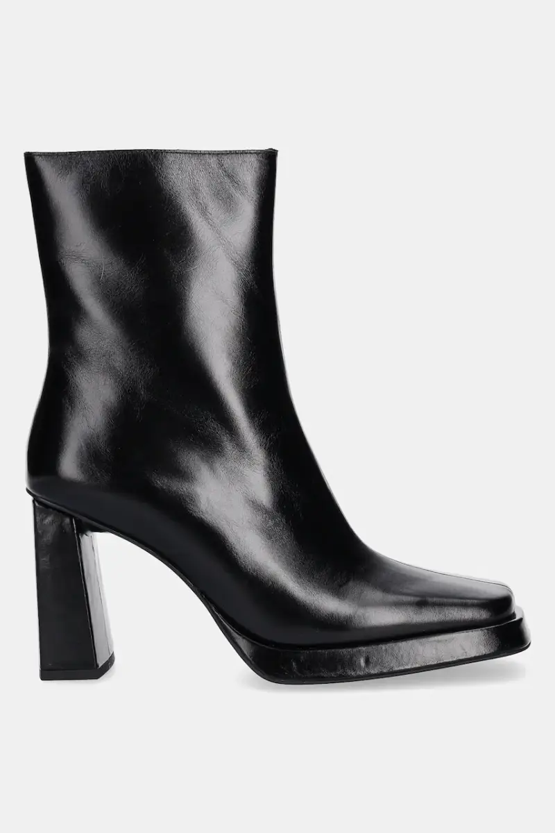 stivaletti alla caviglia in pelle Maximal-Lo donna colore nero JC-852-3-2 miniatura 2