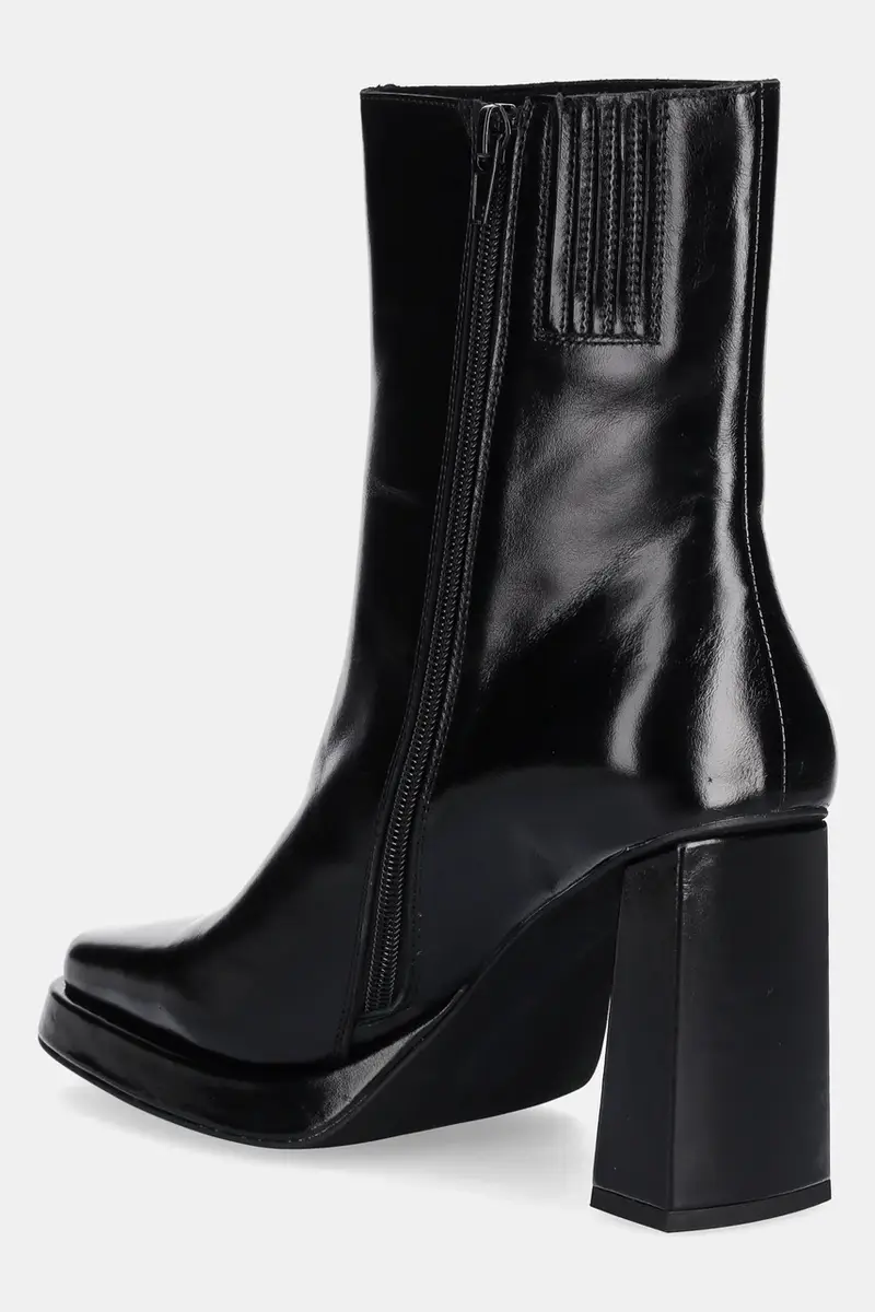 stivaletti alla caviglia in pelle Maximal-Lo donna colore nero JC-852-3-2 miniatura 3