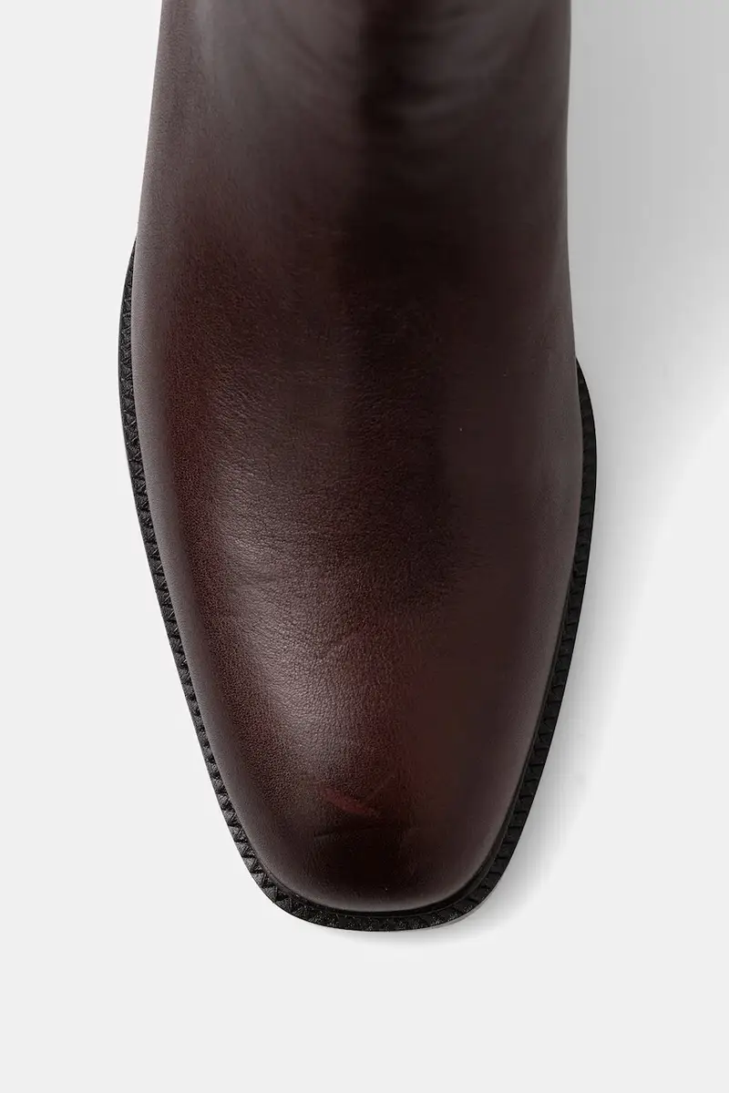 stivali in pelle LADA donna colore granata U321-N01-003 miniatura 4