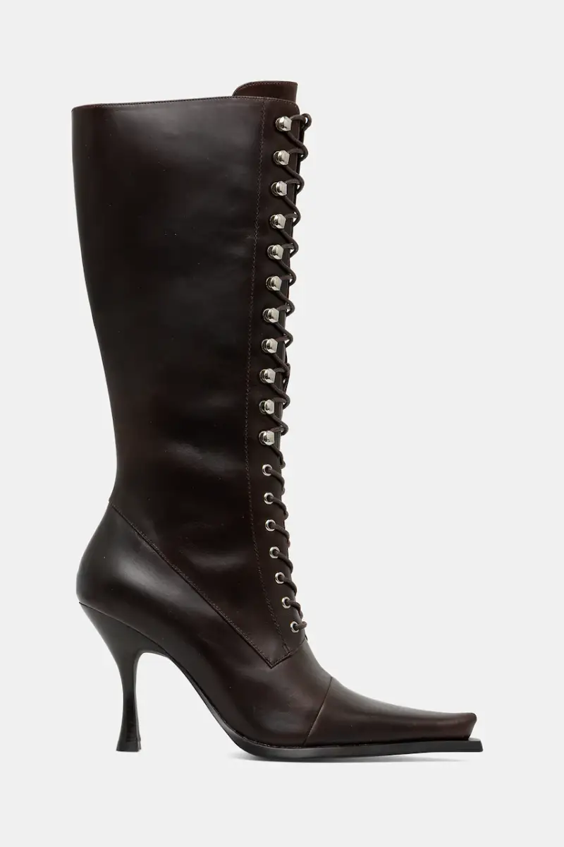 stivali in pelle LANI-2 donna colore marrone JCD-218-6-01 miniatura 2