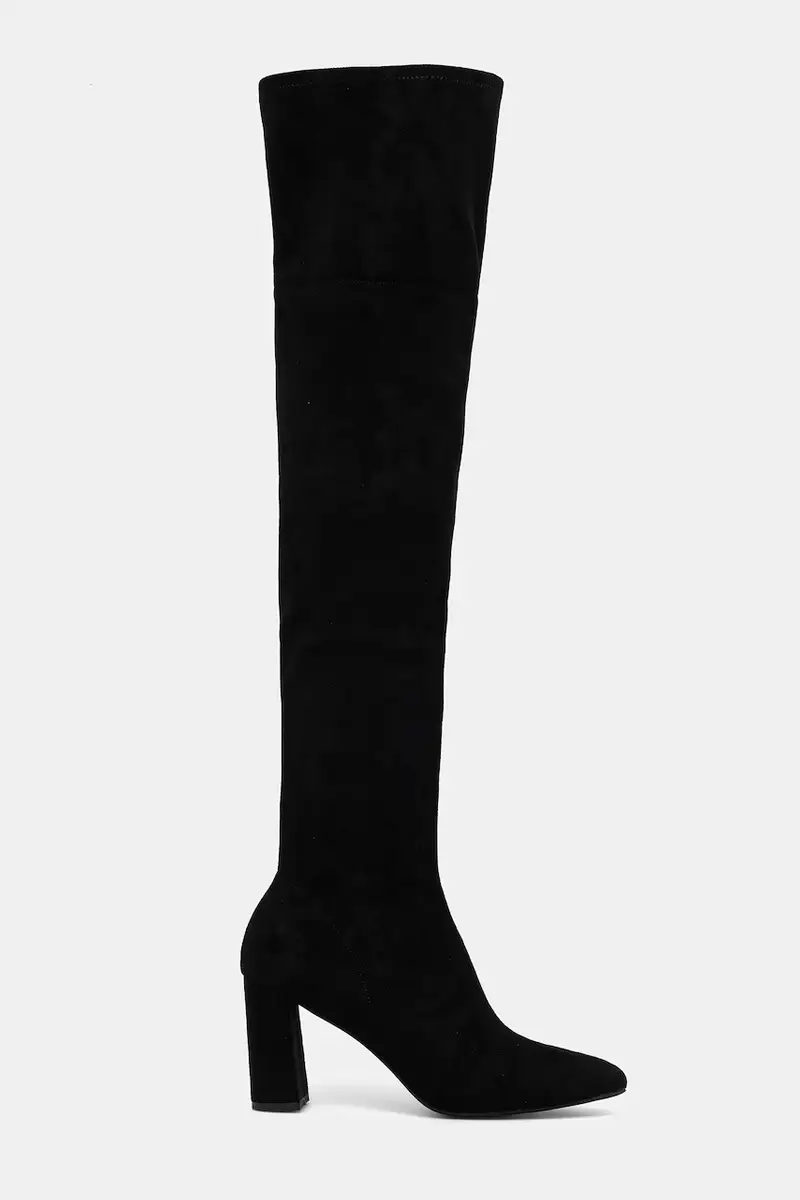 stivali in pelle scamosciata Parisah-2 donna colore nero JC-1253-3-9 miniatura 2