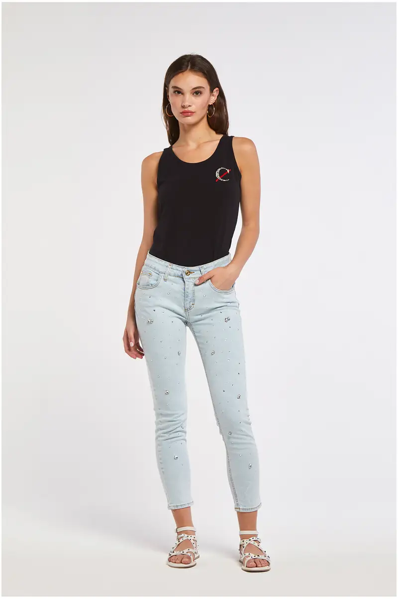 jenas brigittte skinny in tela stretch bleach 28