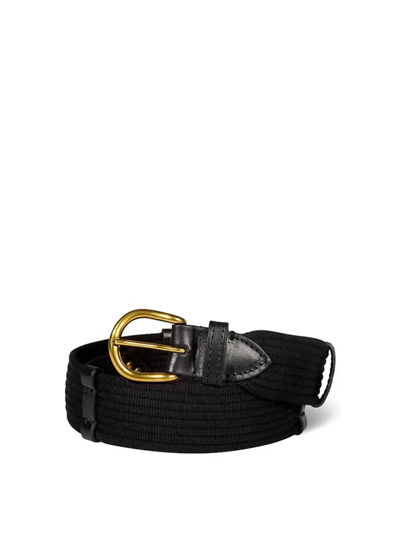 Ceinture Sangle Large Nero