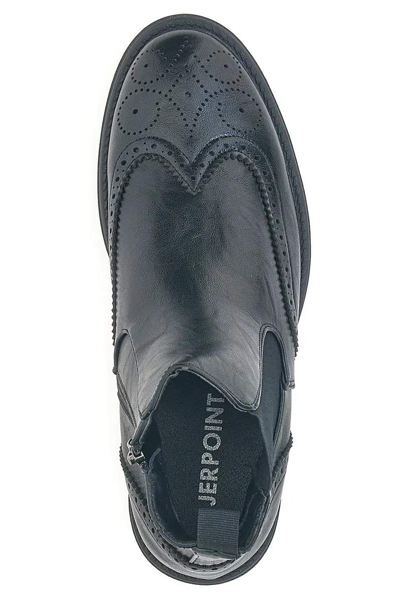 Beatles neri in pelle con lavorazione brogue Jerpoint 9Y1736 [NERO] miniatura 3