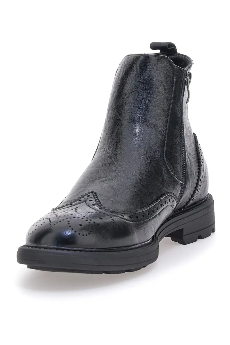 Beatles neri in pelle con lavorazione brogue Jerpoint 9Y1736 [NERO] miniatura 3